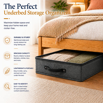 Under Bed Storage (Dark Gray)