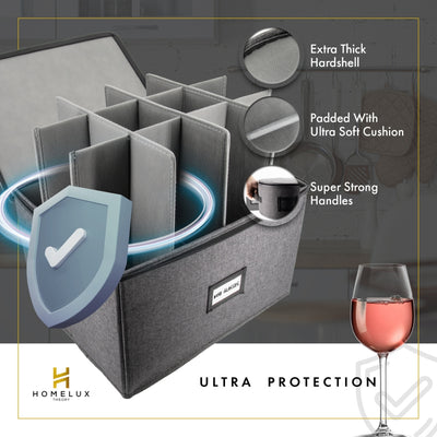 Hard Shell China Storage Containers (Dark Gray)