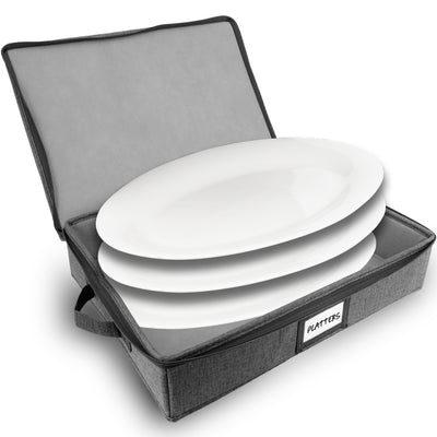 Hard Shell China Storage Containers (Dark Gray)