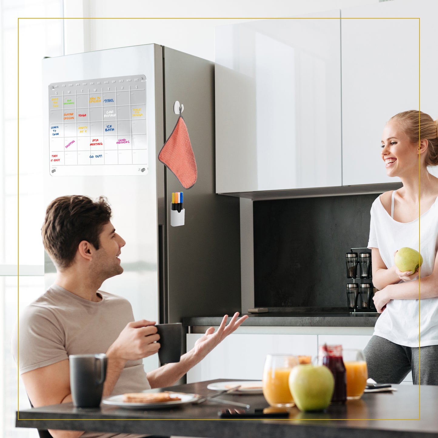 Acrylic Magnetic Fridge Calendar